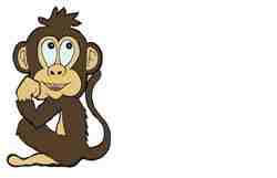Monkey Poem by Hazera