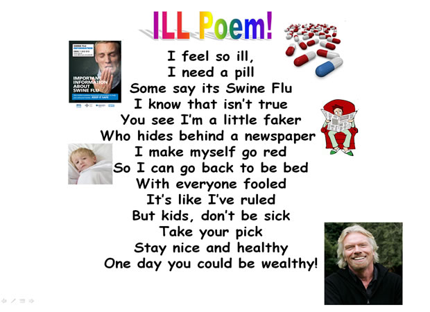 funny poem. This poem was submitted by Louie Robinson, aged 12, from The Isle of Dogs in