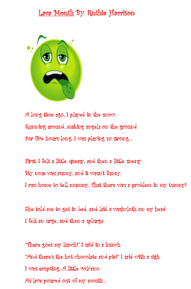 A wonderfully embellished poem by Maya Nunley, who is aged 10 and a pupil at
