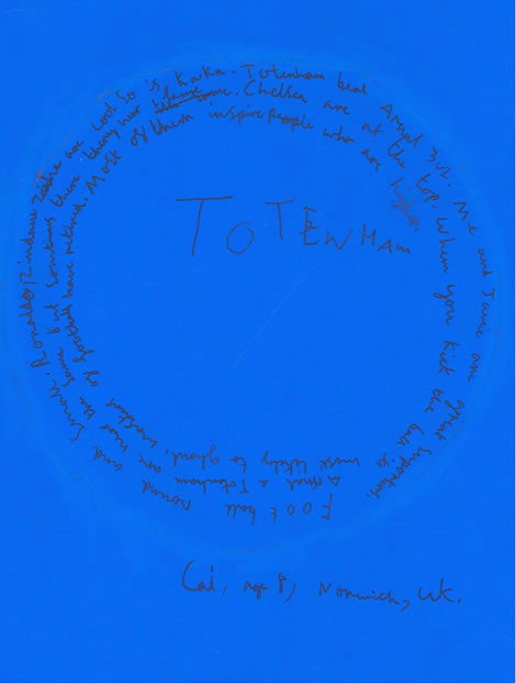 Football shape poem