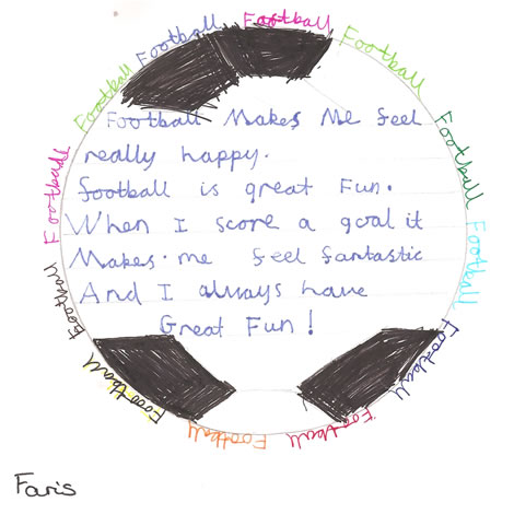 Rabbit shape poem