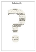 shape peoms in the shape of a question mark