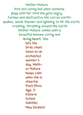 A tree shape poem