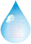 shape peoms in the shape of a tear